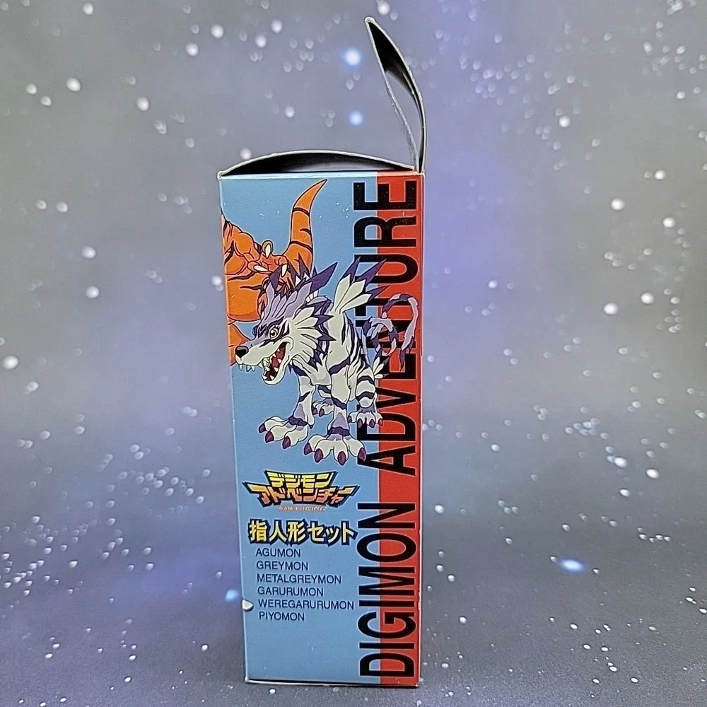 Yutaka Digimon 1999 Finger Puppet Toy Set - MetalGreymon & Biyomon JAPANESE #3